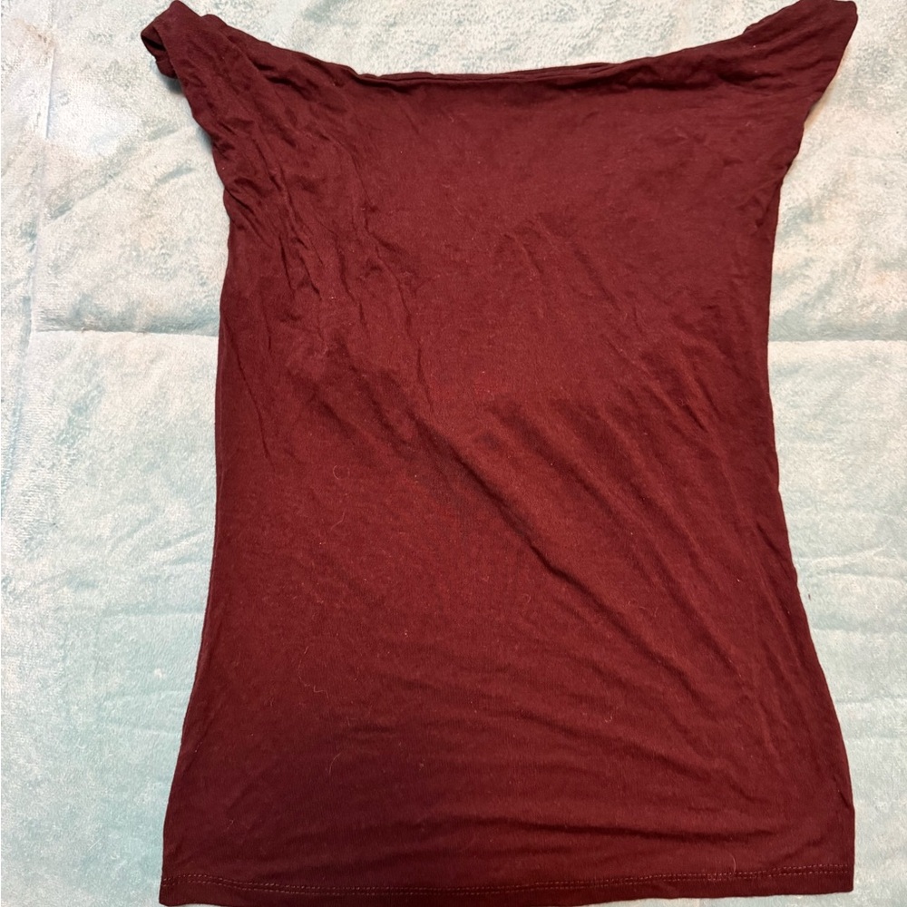 Wild Fable Dark Brown Short Sleeve Tee